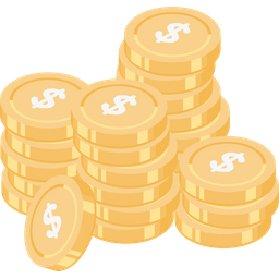 Dollar Coins  Icon