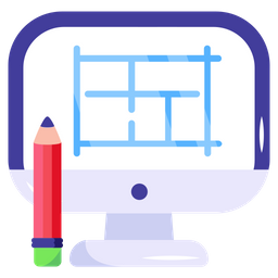 Plano arquitetônico  Ícone