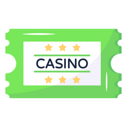 Boleto de casino  Icono