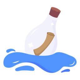 Bottle Message  Icon