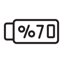 Charging Percentage  Icon