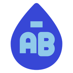 Ab Negative Blood  Icon