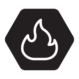 Flammable Sign  Icon