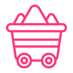 Charcoal Cart  Icon