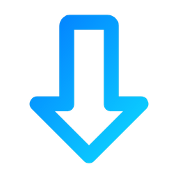 Arrow Block Down  Icon