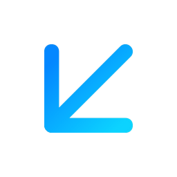 Arrow Down Left  Icon