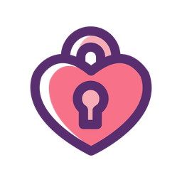 Heart Padlock  Icon