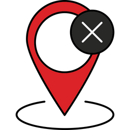 Delete location  Icon