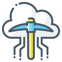 Cloud Mining  Icon