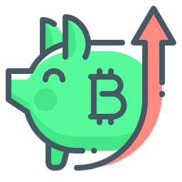 Cryptocurrency Growth  Icon