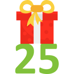 25 Gift  Icon