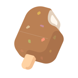 Chocolate ice cream  Icon