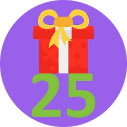 25 Gift  Icon