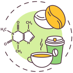 카페인  아이콘
