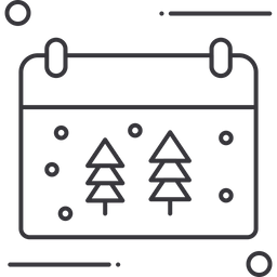 Calendario de Navidad  Icono