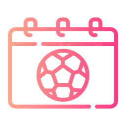 Calendário de futebol  Ícone