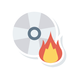 Burn Disk  Icon