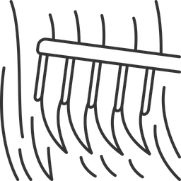 헤어 브러시  아이콘