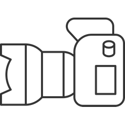 Dslr Camera Side  Icon