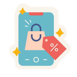 Online Shopping Discount  Icon