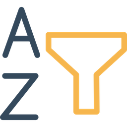 A To Z Funnel  Icon