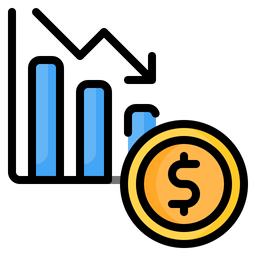 Perda financeira  Ícone