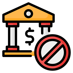 Closed Bank  Icon