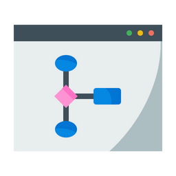 Flowchart Website  Icon