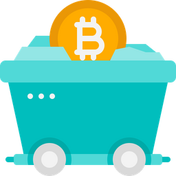 Bitcoin Cart  Icon