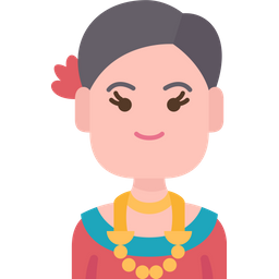 Maldivian Woman  Icon