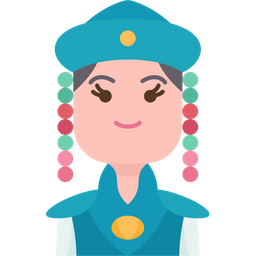 Mongolian Woman  Icon