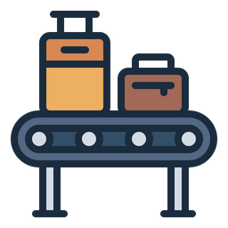컨베이어 가방  아이콘