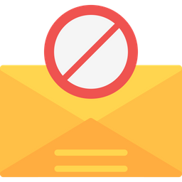 Correo bloqueado  Icono