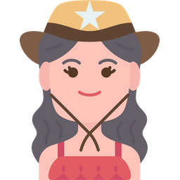 Cowgirl  Icon