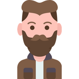 Hipster Man  Icon