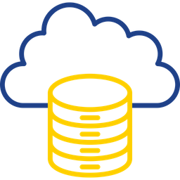 Cloud Database  Icon