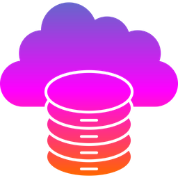 Cloud Database  Icon