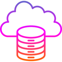 Cloud Database  Icon