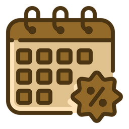 Discount Schedule  Icon