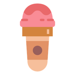 Helado de cono  Icono