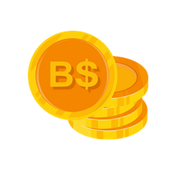 Bahamian Dollar Coin  Icon