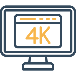 4k Display  Icon