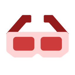 3d movie glasses icons  Icon