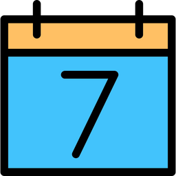 7th  Calendar  Icon