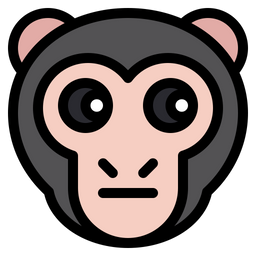 Distracted Monkey  Icon