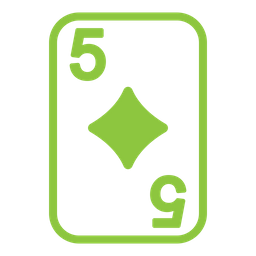 Five Of Diamonds  Icon