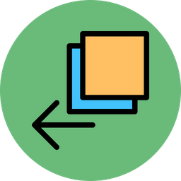 Backward Document  Icon