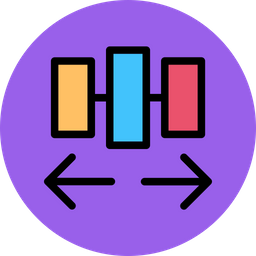 Align Data  Icon