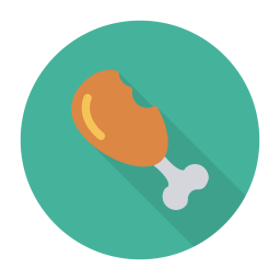 Chicken leg-piece  Icon