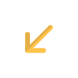 Arrow down left  Icon